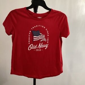 Old Navy Red Graphic T-Shirt – Girl’s Size Medium